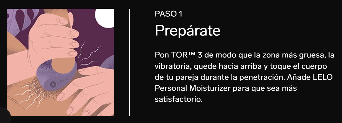Tor 3 | anillo vibrador peniano para parejas